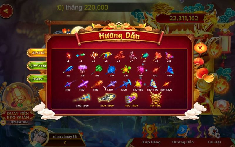 Các tính năng đặc biệt của bắn cá Jili