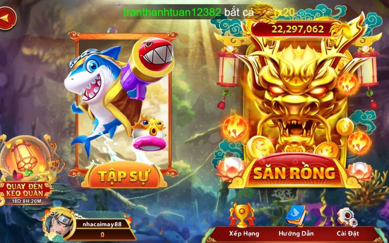 Bắn cá Thần Rồng - Siêu phẩm đổi thưởng hiện đại