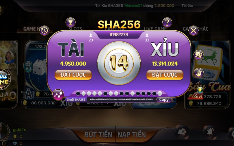 Chơi tài xỉu ăn tiền rủng rỉnh mỗi ngày