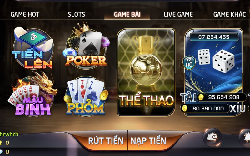 4 game bài BAYCLUB hấp dẫn cho người mới