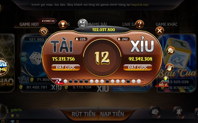 Tool hack tài xỉu không xâm nhập hệ thống BAYCLUB